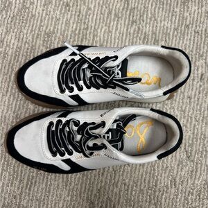 Sam Edelman Black and White Sneakers Classic Style